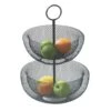 Orange85 Fruitschaal Zwart Etagere Fruitmand 2 Lagen