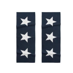 DDDDD Tafelloper Étoile 50 X 150 Cm Blue Per 2 Stuks