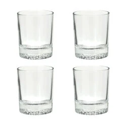 Secret De Gourmet - Whisky Glazen - 4x - Transparant - 300 Ml