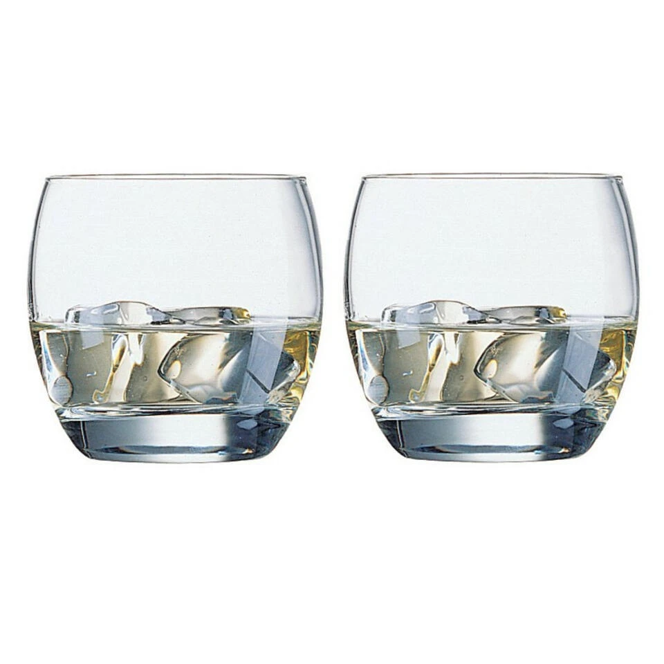 Luminarc Whisky Tumbler Glazen - 3x - Salto - 320 Ml