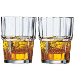 Arcoroc Whisky Tumbler Glazen - 6x - Norvege Serie - 160 Ml