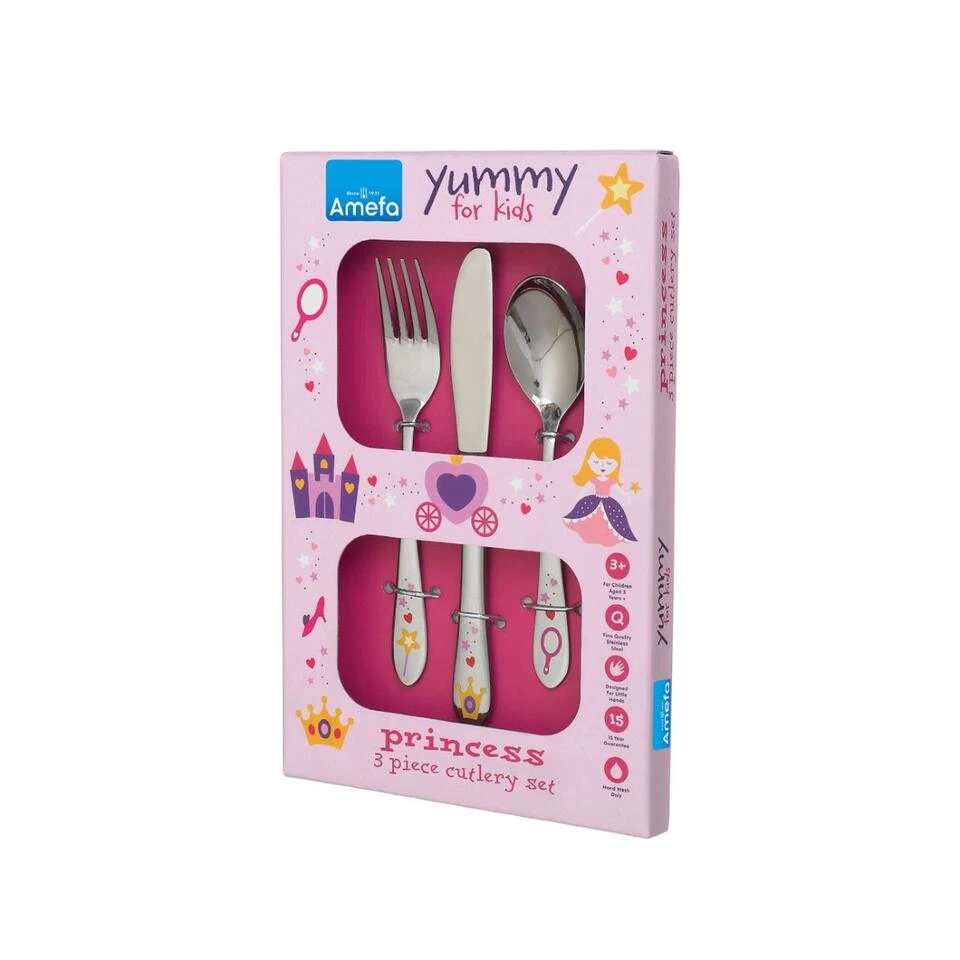 Amefa Princess - 3-delige Kinderbestekset - Afbeelding 3