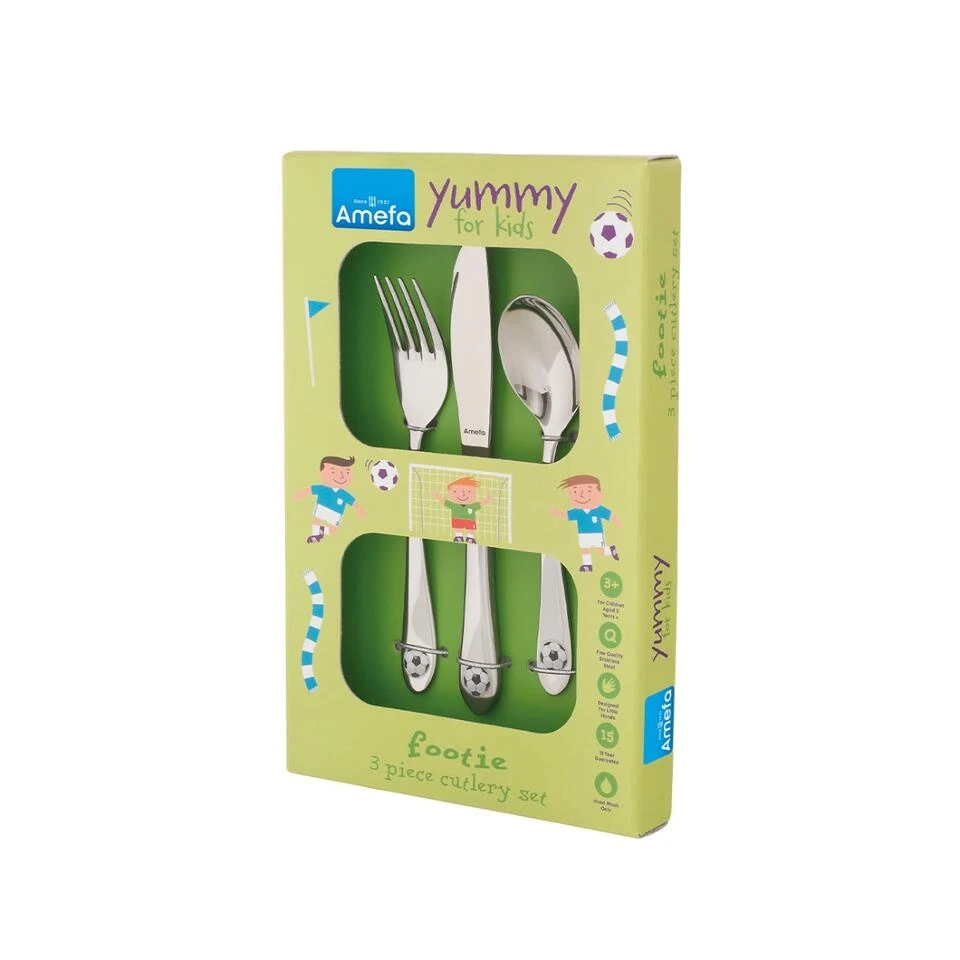Amefa Footie - 3-delige Kinderbestekset - Afbeelding 3