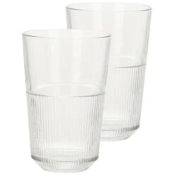 Excellent Houseware Whisky Glazen - 4x - Transparant - 360 Ml