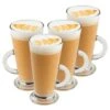 Orange85 Latte Macchiato Glazen 280 Ml 4 Stuks Met Oor Cappuchino Glazen