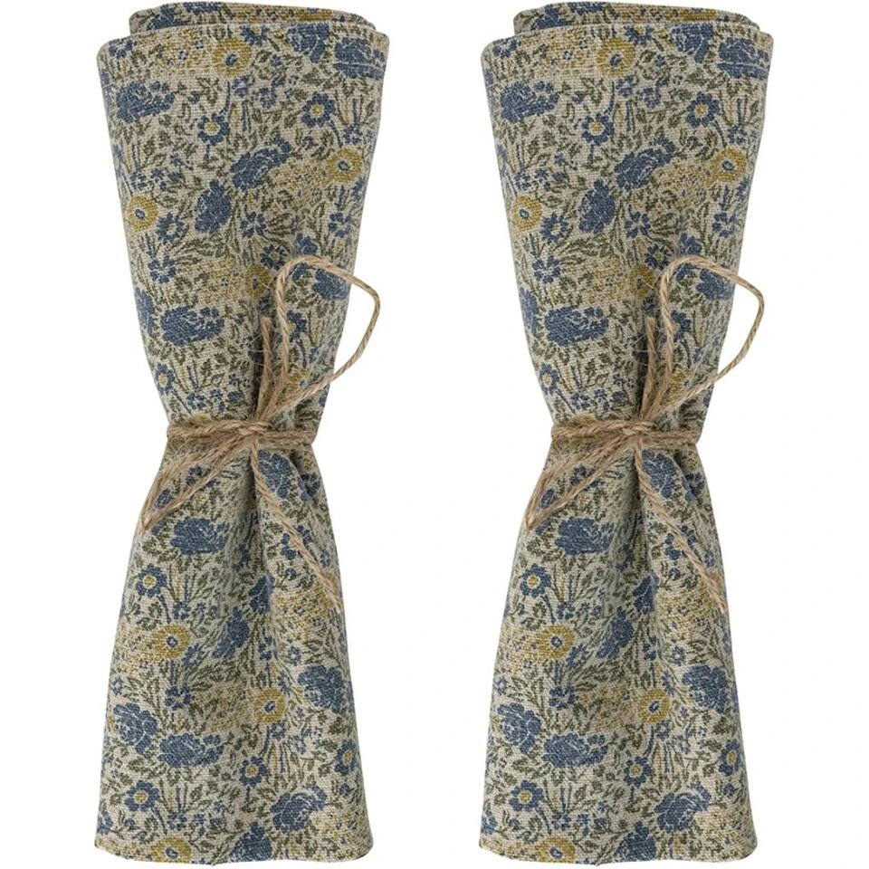 Laura Ashley Set 2 Servetten Daniela Oil Geel - Afbeelding 2