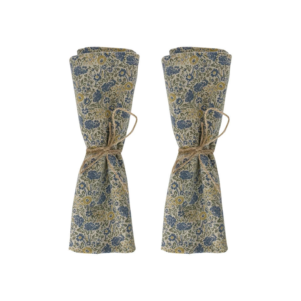 Laura Ashley Set 2 Servetten Daniela Oil Geel