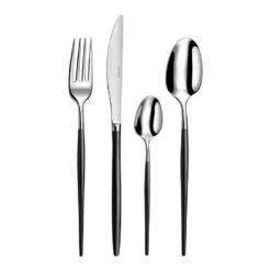 Amefa Soprano - 16-delige Bestekset Voor 4 Personen - Zwart