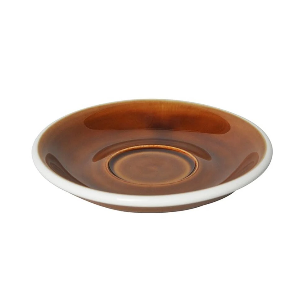 Egg Espressokop Met Schotel - Set Van 2 - 80ml - Caramel - Afbeelding 2