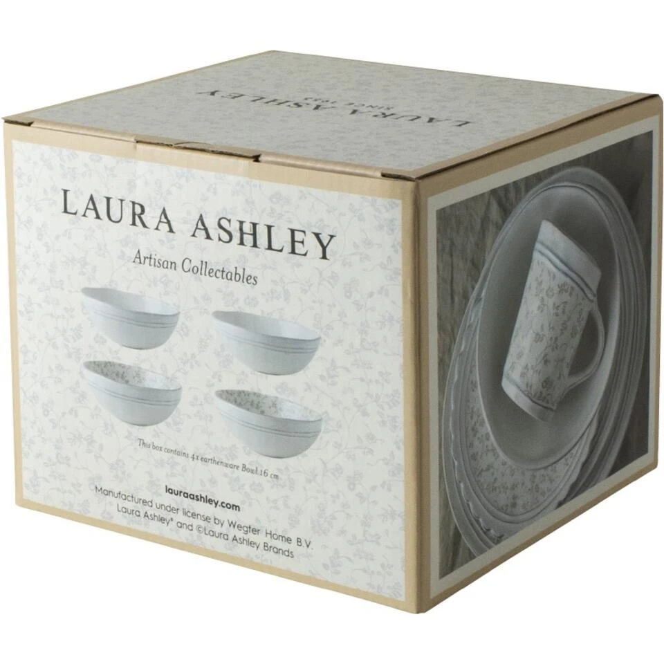 Laura Ashley Giftset 4 Kommen 16 Cm - Afbeelding 3
