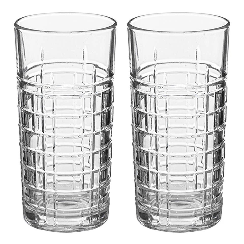 Secret De Gourmet Longdrinkglazen - Set 4x Stuks - 300 Ml - Glas - Afbeelding 2