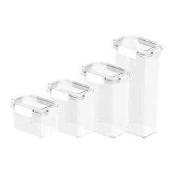 LW Collection Voorraadpotten 7 Stuks Met Stickers