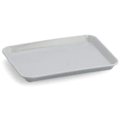 Zeller Dienblad - Rechthoek - Grijs - Kunststof - 24 X 18 Cm