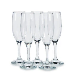 Pasabahce Prosecco/Champagneglazen - Glas - Set 6x Stuks - 190 Ml