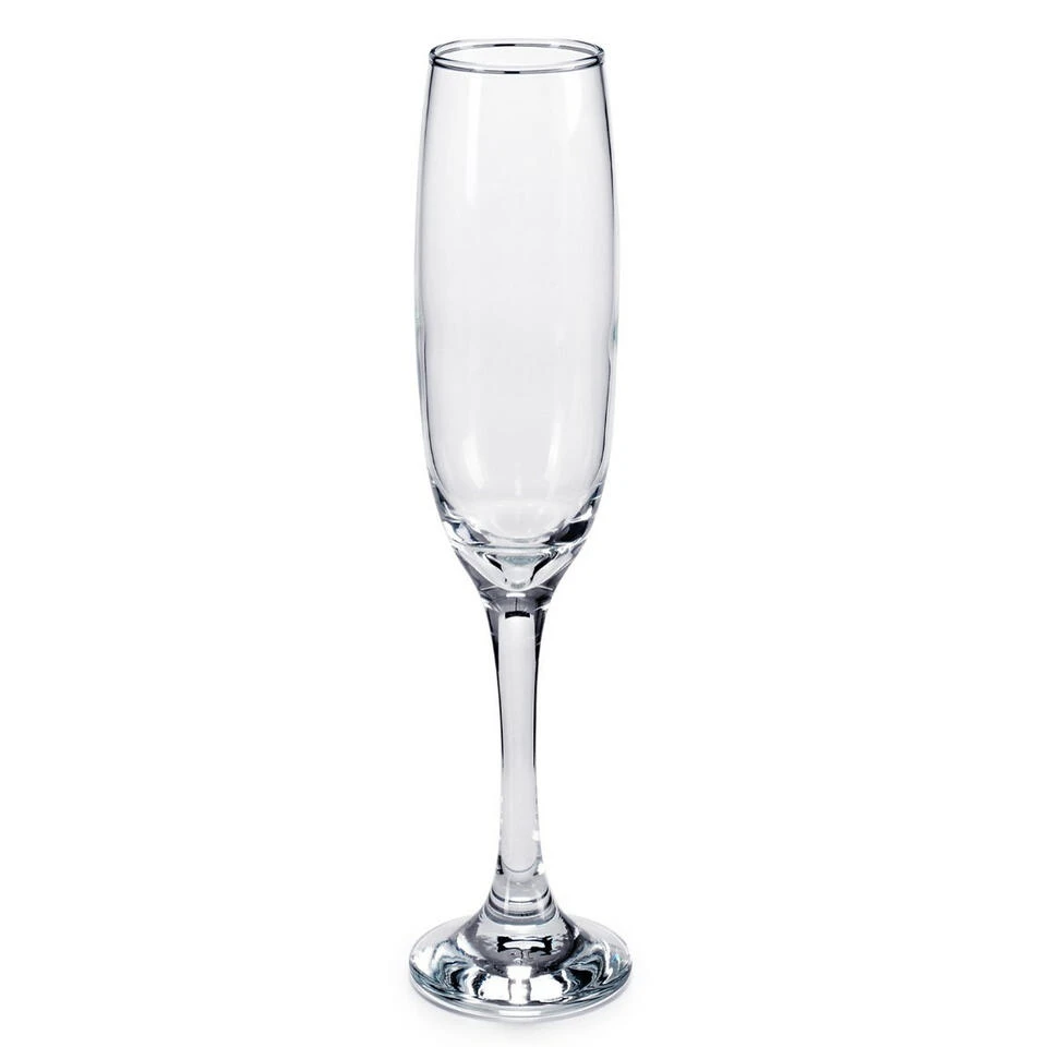Pasabahce Prosecco/champagneglazen - Glas - Set 6x Stuks - 210 Ml