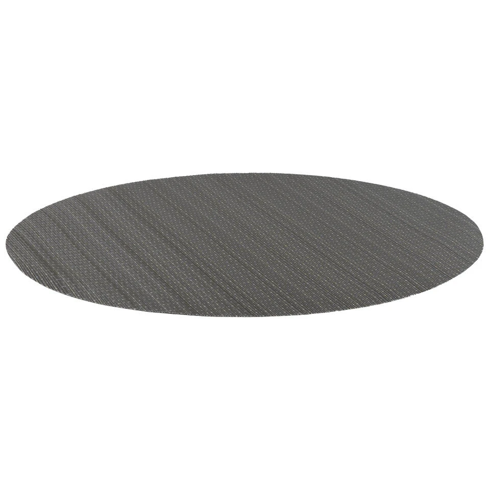 QUVIO Placemat Ovaal - 32 X 45 Cm - Grijs/bruin - Set Van 4 - Afbeelding 4