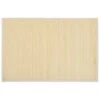 VIDAXL 6 Placemats Bamboe 30 X 45 Cm Natuurlijk