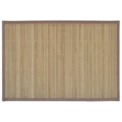 VidaXL 6 St Placemats 30x45 Cm Bamboe Bruin