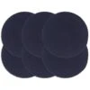 VidaXL Placemats 6 St Rond 38 Cm Katoen Effen Marineblauw