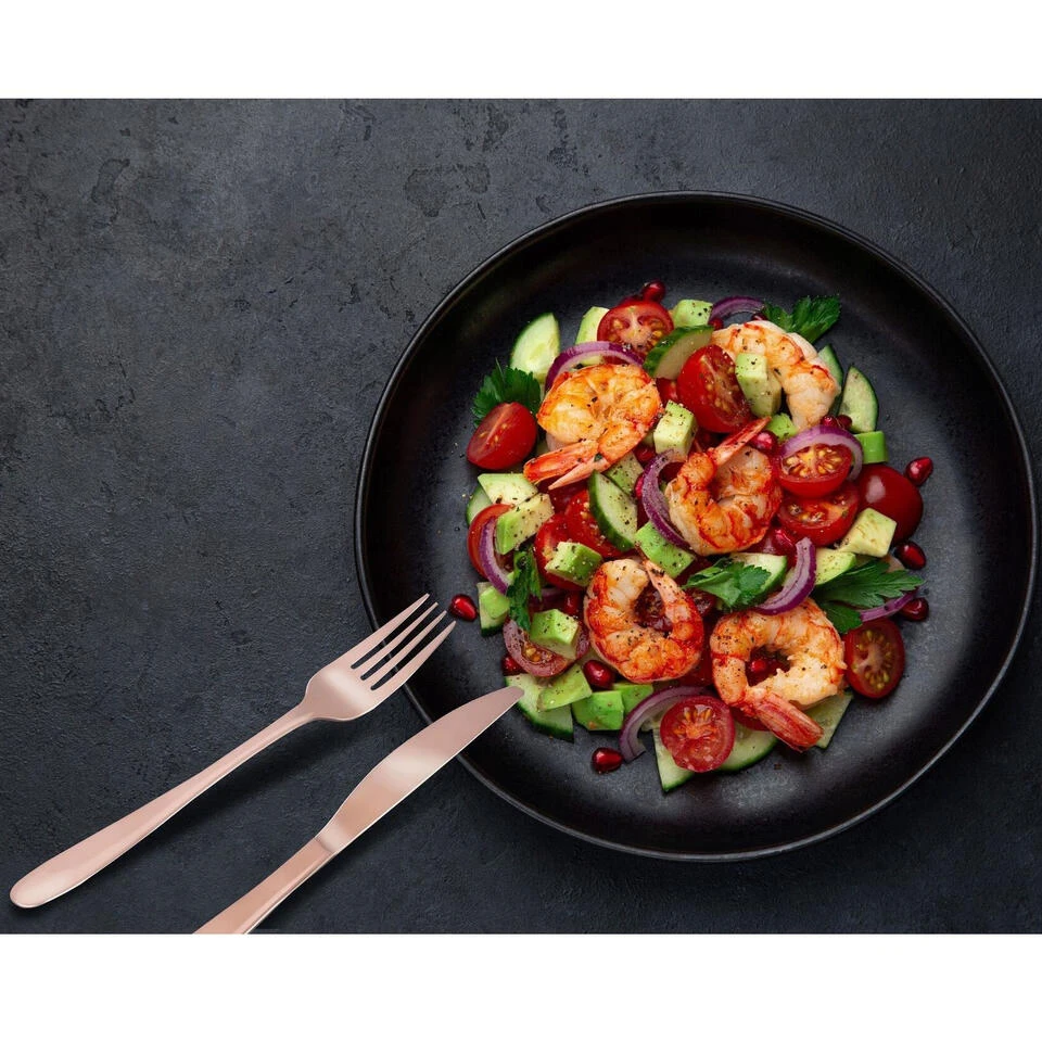 Alpina Bestek - 16-delig - 4 Personen - Mat Koper - RVS - Afbeelding 3