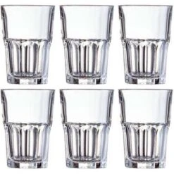 Arcoroc Drinkglazen Granity - 6 Stuks - Transparant - Glas - 420 Ml