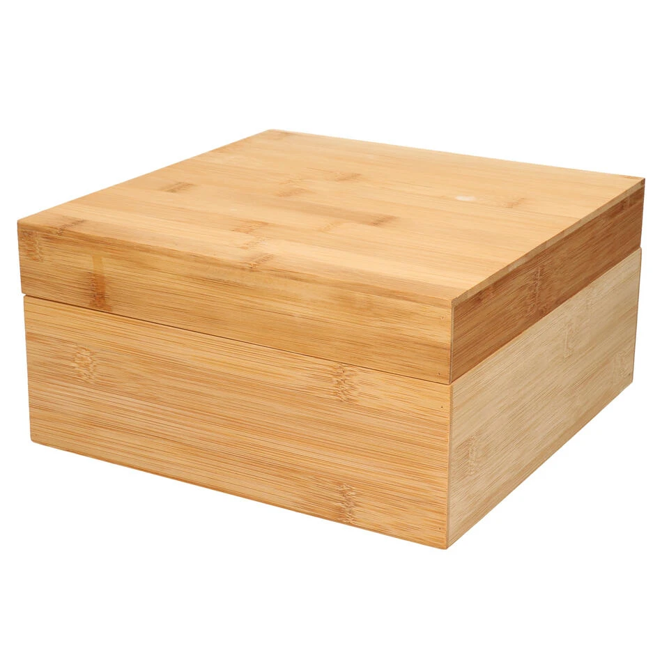 Lowenthal Theedoos - Hout - 10 Vakken - 24 X 24 X 12 Cm - Afbeelding 3