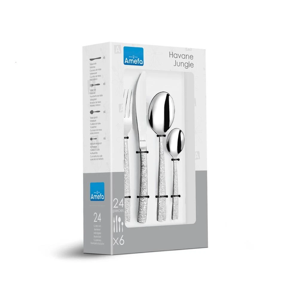 Amefa 24-delige Bestekset Havane Jungle - Afbeelding 3