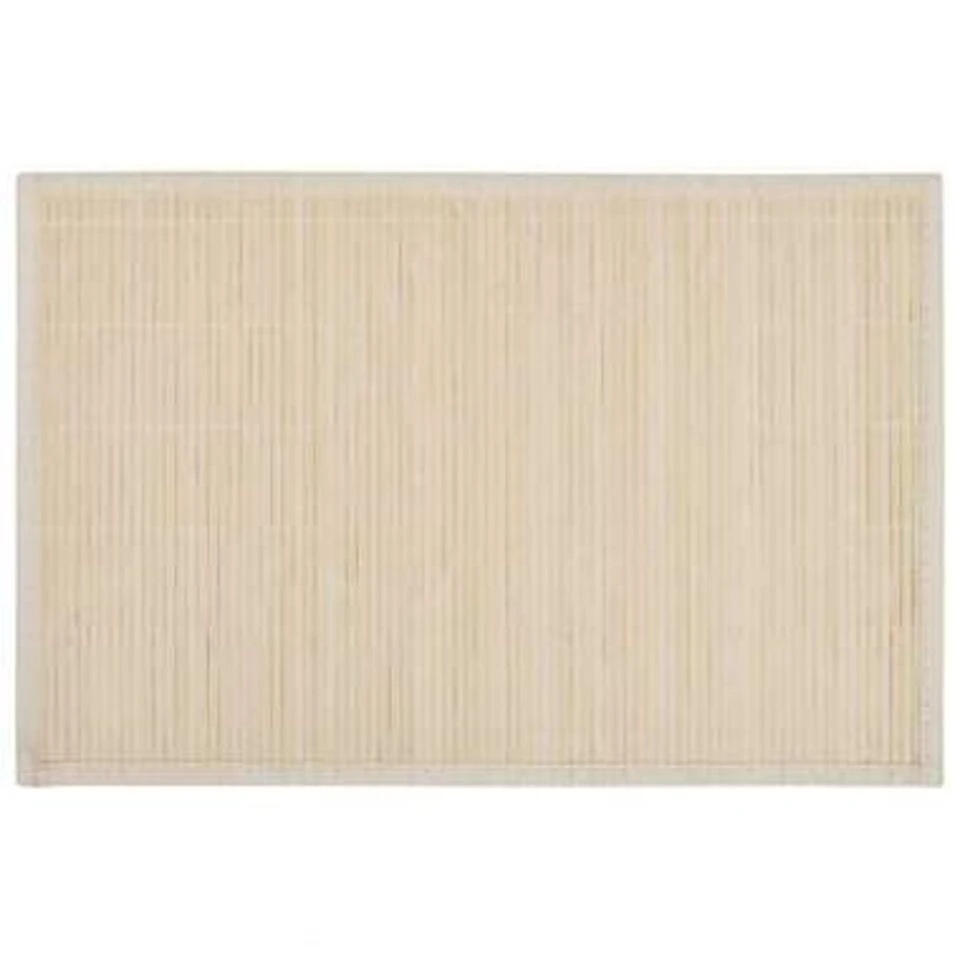 VIDAXL 6 Placemats Bamboe 30 X 45 Cm Natuurlijk - Afbeelding 2