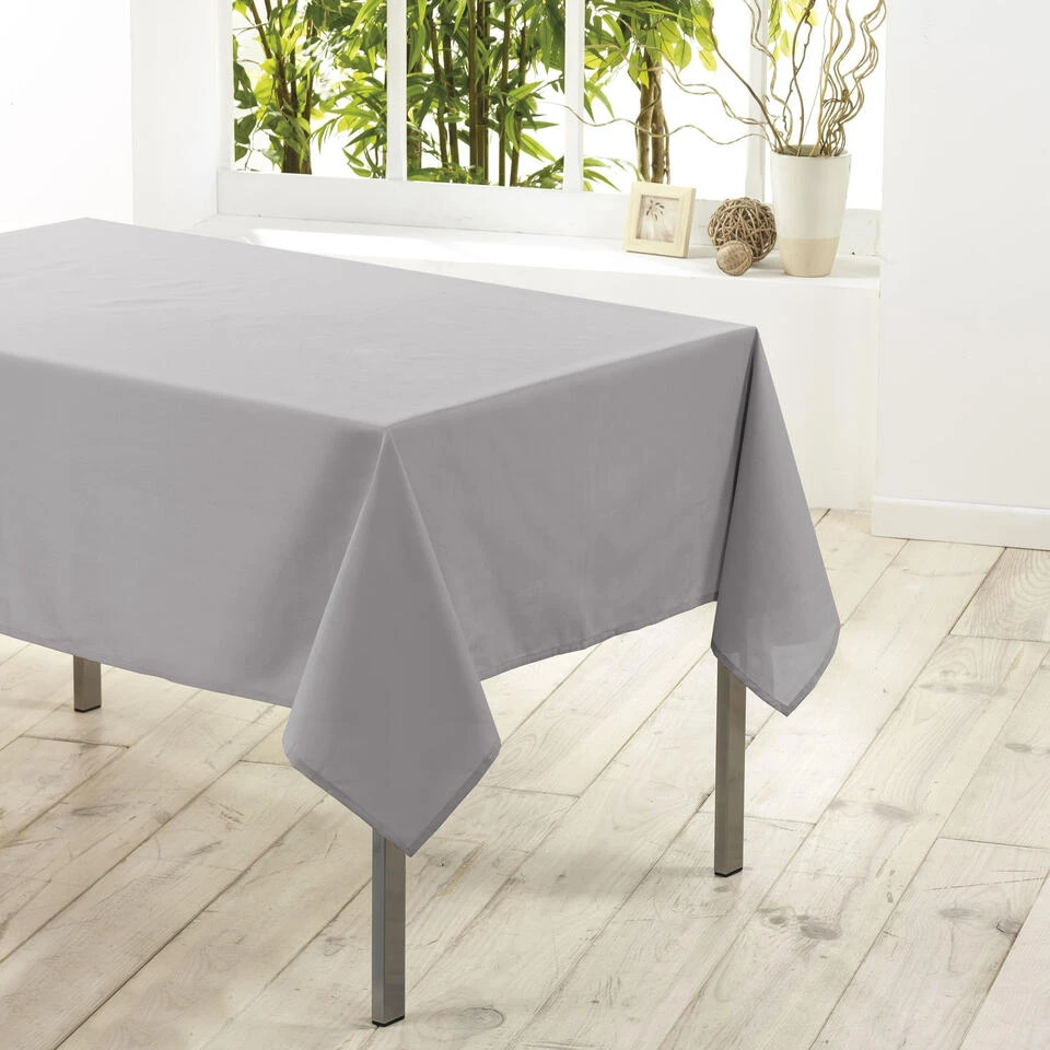 Wicotex Tafellaken - Lichtgrijs - Polyester - 140 X 200 Cm - Afbeelding 2