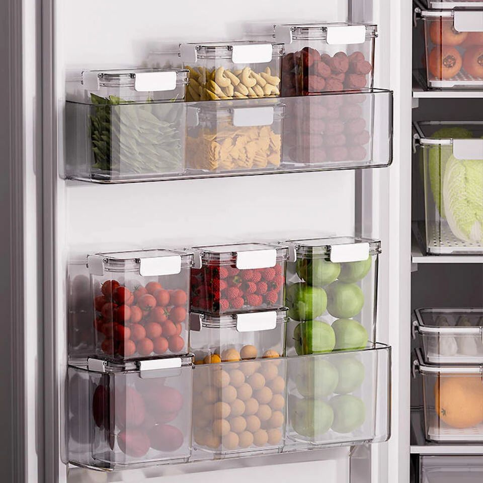 LW Collection Voorraadpotten 7 Stuks Met Stickers - Afbeelding 2