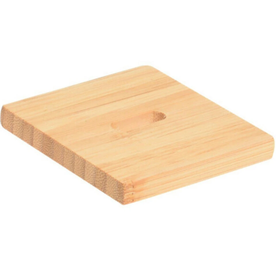 Excellent Houseware - Onderzetters Voor Glazen - 6st - Bamboo - 9x9 Cm - Afbeelding 2
