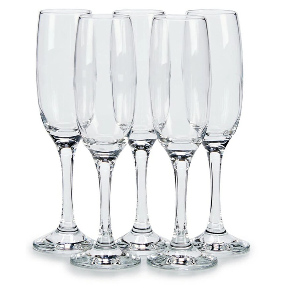 Pasabahce Prosecco/champagneglazen - Glas - Set 6x Stuks - 210 Ml - Afbeelding 3